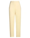 Fabiana Filippi Woman Pants Pastel Yellow Size 8 Viscose, Elastane