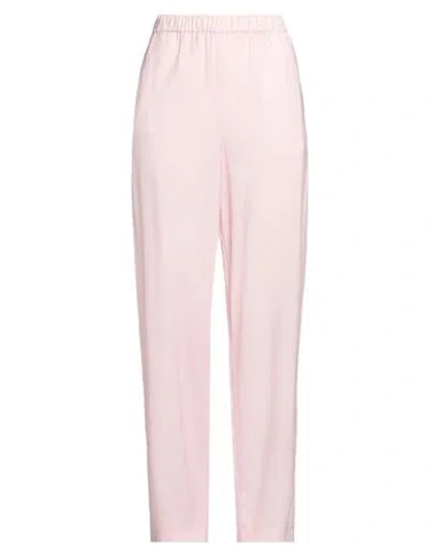 Fabiana Filippi Woman Pants Pink Size 12 Virgin Wool, Polyamide, Elastane