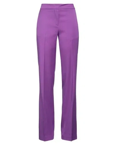 Fabiana Filippi Woman Pants Purple Size 6 Virgin Wool
