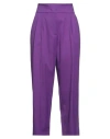Fabiana Filippi Woman Pants Purple Size 8 Virgin Wool
