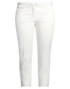 Fabiana Filippi Woman Pants White Size 10 Cotton, Elastane
