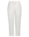Fabiana Filippi Woman Pants White Size 10 Viscose, Linen, Polyester, Elastane, Ecobrass In White