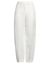 Fabiana Filippi Woman Pants White Size 4 Viscose, Linen In White