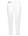 Fabiana Filippi Woman Pants White Size 6 Cotton, Elastane, Brass