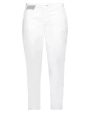 Fabiana Filippi Woman Pants White Size 8 Cotton, Elastane, Brass In White