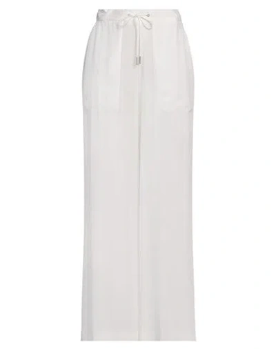 FABIANA FILIPPI FABIANA FILIPPI WOMAN PANTS WHITE SIZE 8 VISCOSE, SILK