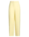 Fabiana Filippi Woman Pants Yellow Size 6 Viscose, Linen