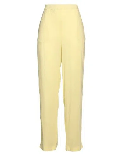 Fabiana Filippi Woman Pants Yellow Size 8 Viscose, Elastane