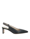 Fabiana Filippi Woman Pumps Black Size 6 Leather In Black
