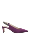 Fabiana Filippi Woman Pumps Purple Size 8 Polyester In Purple