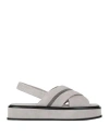 Fabiana Filippi 45mm Chunky Open-toe Sandals In Grey