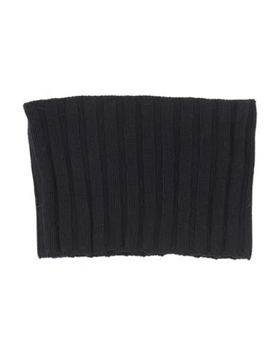 Fabiana Filippi Woman Scarf Midnight Blue Size - Virgin Wool, Silk, Cashmere In Black