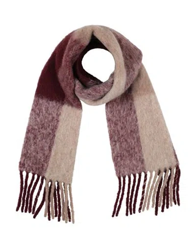 Fabiana Filippi Woman Scarf Burgundy Size - Alpaca Wool, Virgin Wool, Polyamide In Red