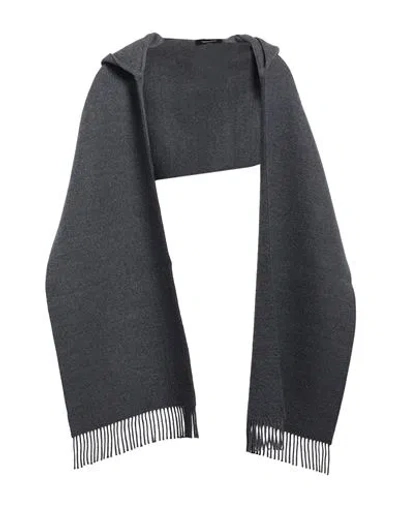 Fabiana Filippi Woman Scarf Charcoal Size - Wool In Gray