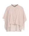 Fabiana Filippi Stand-up Collar Shirt In Beige