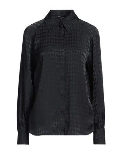 Fabiana Filippi Woman Shirt Black Size 4 Acetate, Silk