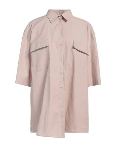 Fabiana Filippi Woman Shirt Blush Size 6 Cotton In Pink