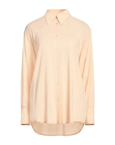 FABIANA FILIPPI FABIANA FILIPPI WOMAN SHIRT BLUSH SIZE 8 VISCOSE, ELASTANE