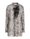 Fabiana Filippi Woman Shirt Dove Grey Size 6 Viscose In Grey