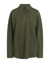 Fabiana Filippi Woman Shirt Green Size 10 Viscose, Polyamide, Elastane In Green