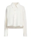 Fabiana Filippi Printed Slub Linen Shirt In White