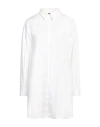 Fabiana Filippi Woman Shirt Ivory Size 8 Cotton In White