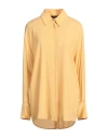 Fabiana Filippi Woman Shirt Mandarin Size 10 Viscose, Elastane In Mandarin