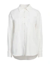 Fabiana Filippi Woman Shirt Off White Size 12 Viscose, Elastane