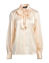 Fabiana Filippi Woman Shirt Sand Size 10 Silk, Elastane
