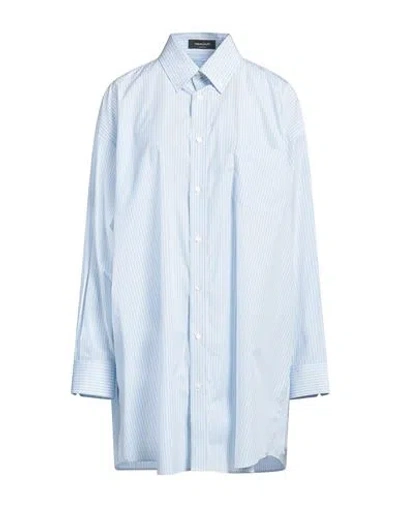 Fabiana Filippi Woman Shirt Sky Blue Size M Cotton