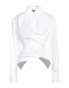 Fabiana Filippi Woman Shirt White Size 12 Cotton In White