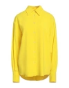 Fabiana Filippi Woman Shirt Yellow Size 4 Viscose, Elastane In Yellow