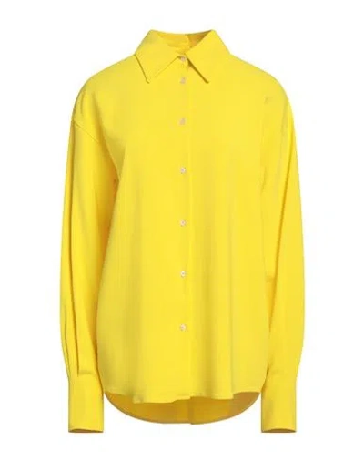 Fabiana Filippi Woman Shirt Yellow Size 4 Viscose, Elastane