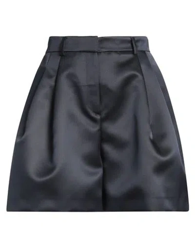 Fabiana Filippi Woman Shorts & Bermuda Shorts Midnight Blue Size 10 Polyester