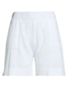 Fabiana Filippi Woman Shorts & Bermuda Shorts White Size 10 Cotton