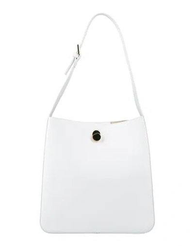 Fabiana Filippi Woman Shoulder Bag White Size - Leather