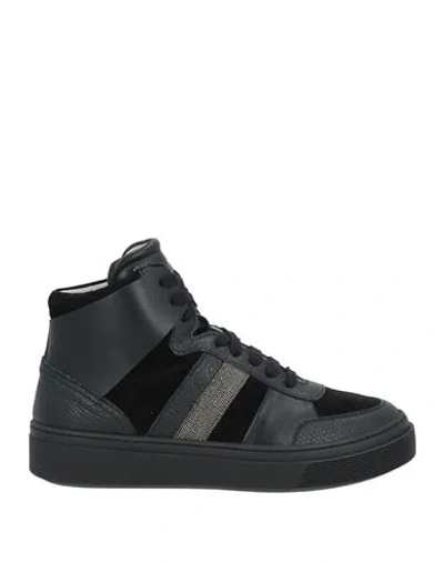 Fabiana Filippi Woman Sneakers Black Size 8 Leather