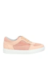 Fabiana Filippi Woman Sneakers Blush Size 10 Leather In Pink
