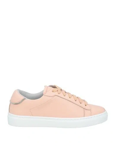 Fabiana Filippi Dalila Leather Sneakers In Pink