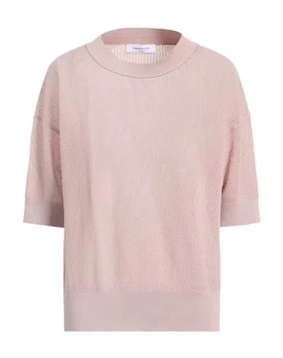 Fabiana Filippi Woman Sweater Antique Rose Size 8 Cotton, Nylon, Ecobrass In Purple