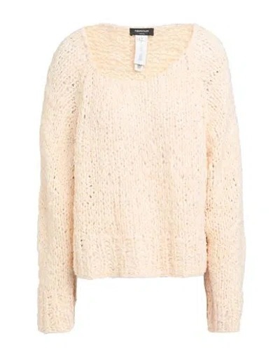 Fabiana Filippi Woman Sweater Apricot Size S Cotton, Polyamide In Neutral