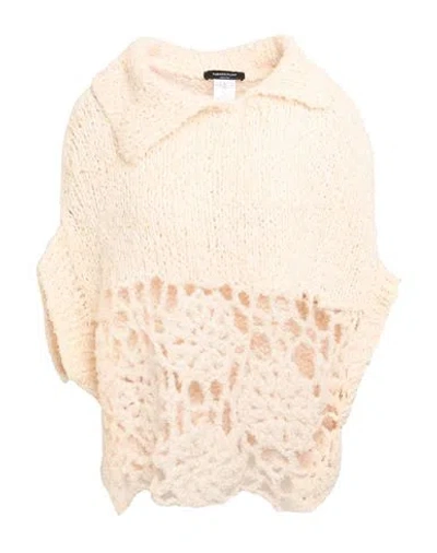 Fabiana Filippi Woman Sweater Apricot Size S Cotton, Polyamide In Neutral