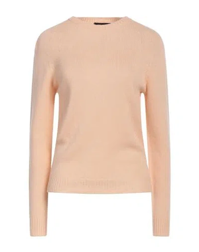 Fabiana Filippi Woman Sweater Beige Size 12 Cashmere In Orange