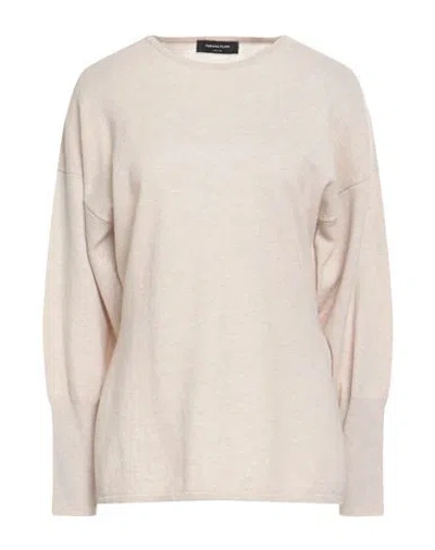 Fabiana Filippi Woman Sweater Beige Size 6 Virgin Wool, Silk, Cashmere In Neutral