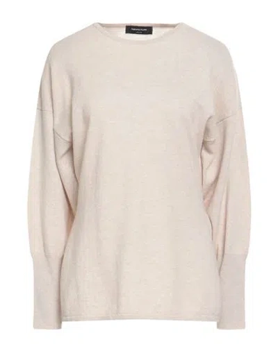 Fabiana Filippi Woman Sweater Beige Size 6 Virgin Wool, Silk, Cashmere In Beige