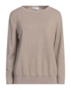Fabiana Filippi Woman Sweater Beige Size 6 Virgin Wool, Silk, Cashmere, Viscose, Polyester In Neutral