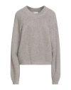 Fabiana Filippi Woman Sweater Beige Size L Virgin Wool, Cashmere, Viscose, Silk, Metallic Polyester