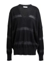 Fabiana Filippi Woman Sweater Black Size 0 Hemp, Viscose, Cotton, Polyester In Black