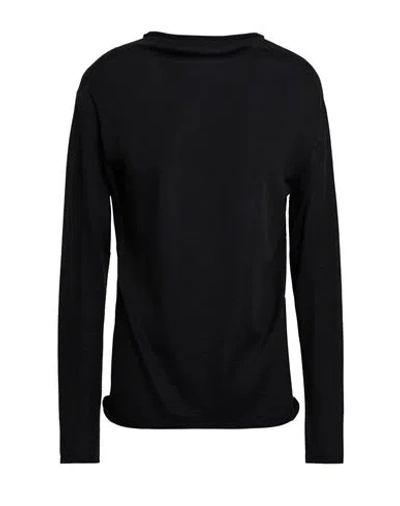 Fabiana Filippi Woman Sweater Black Size 10 Cashmere, Silk