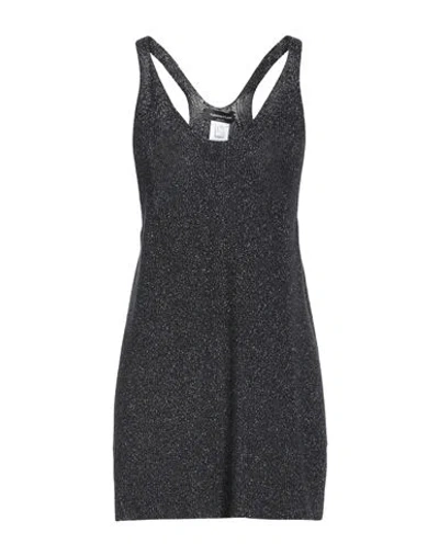 Fabiana Filippi Woman Sweater Black Size 12 Cotton, Viscose, Polyester